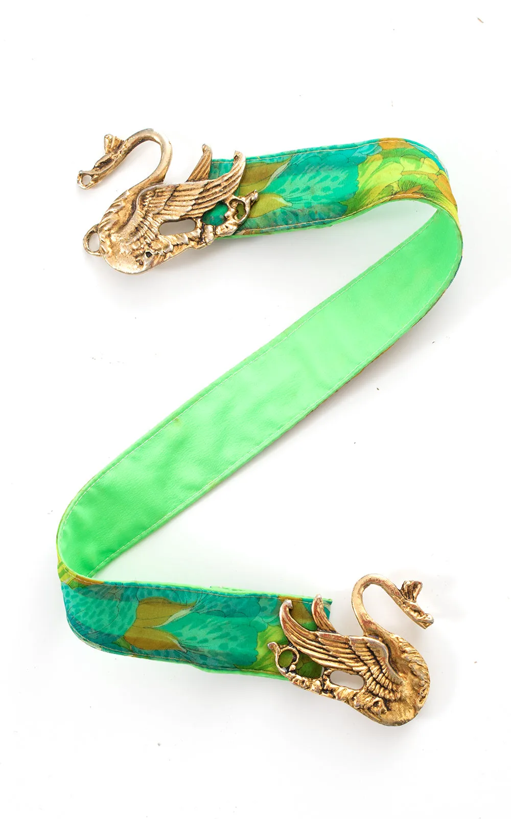 1960s Kissing Swans Cinch Belt | small