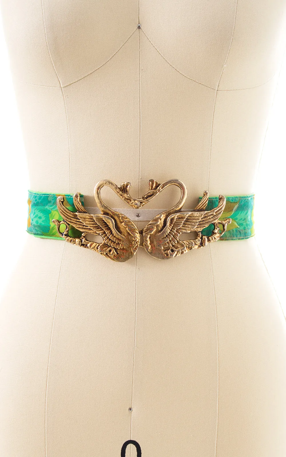 1960s Kissing Swans Cinch Belt | small