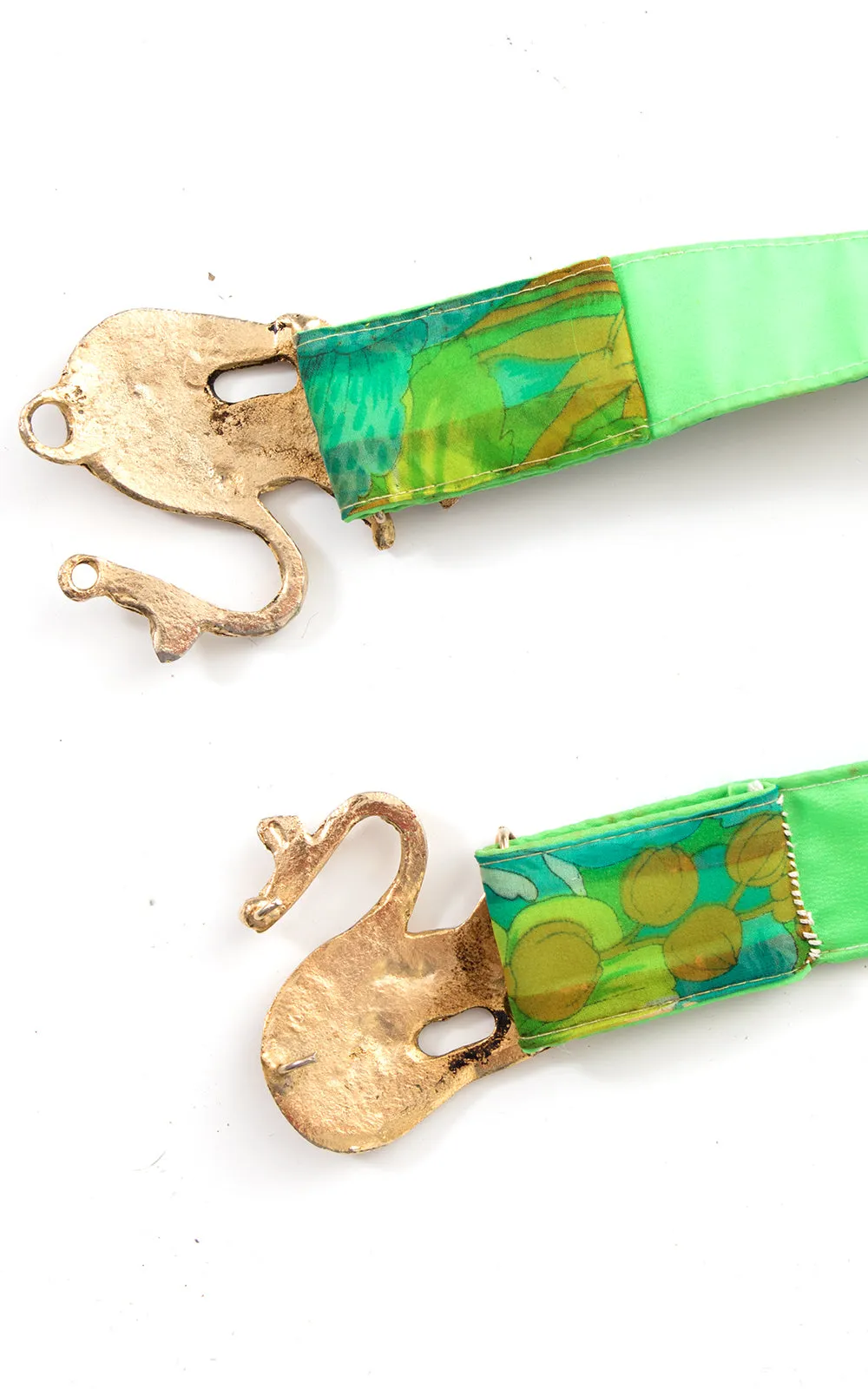 1960s Kissing Swans Cinch Belt | small