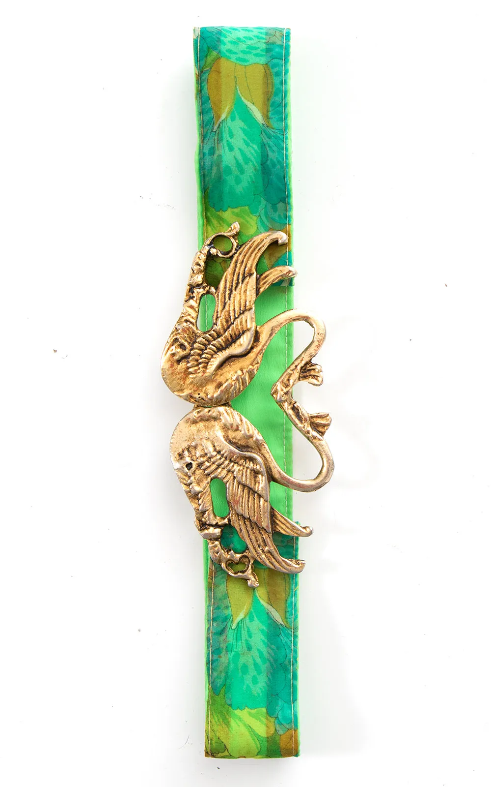 1960s Kissing Swans Cinch Belt | small