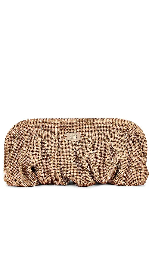 8 Other Reasons Rhinestone Clutch in Metallic Gold