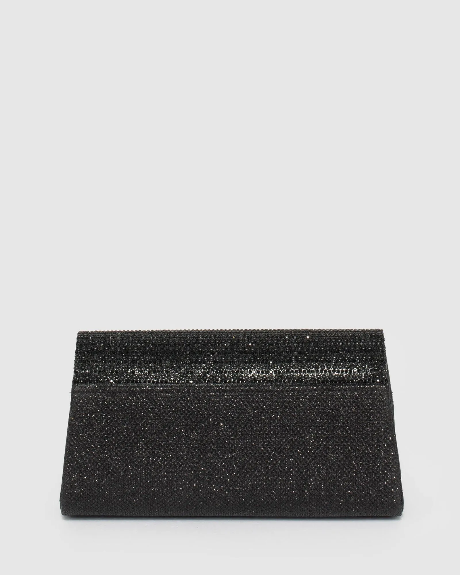 Black Delia Clutch Bag