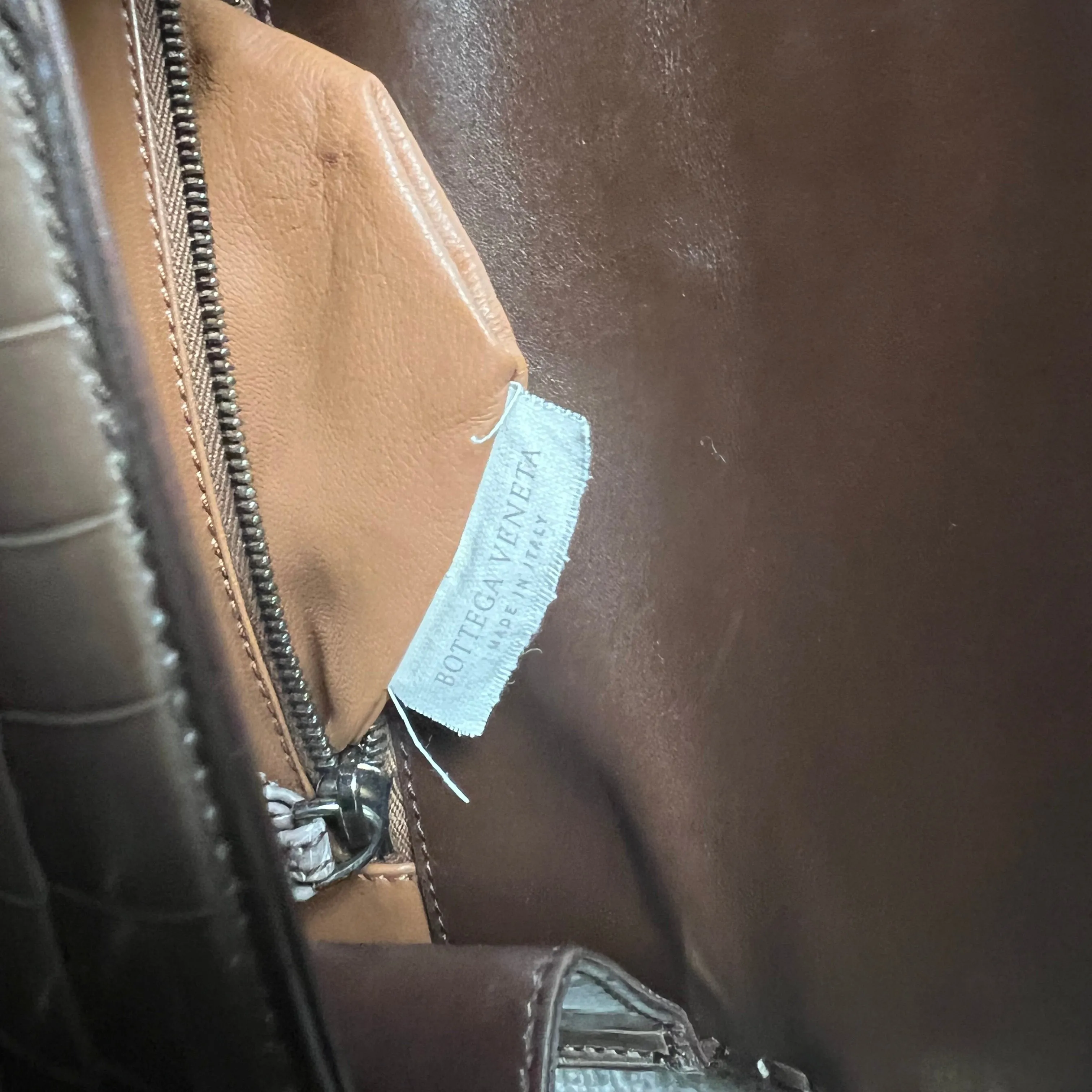 Bottega Veneta Croc Piano Bag