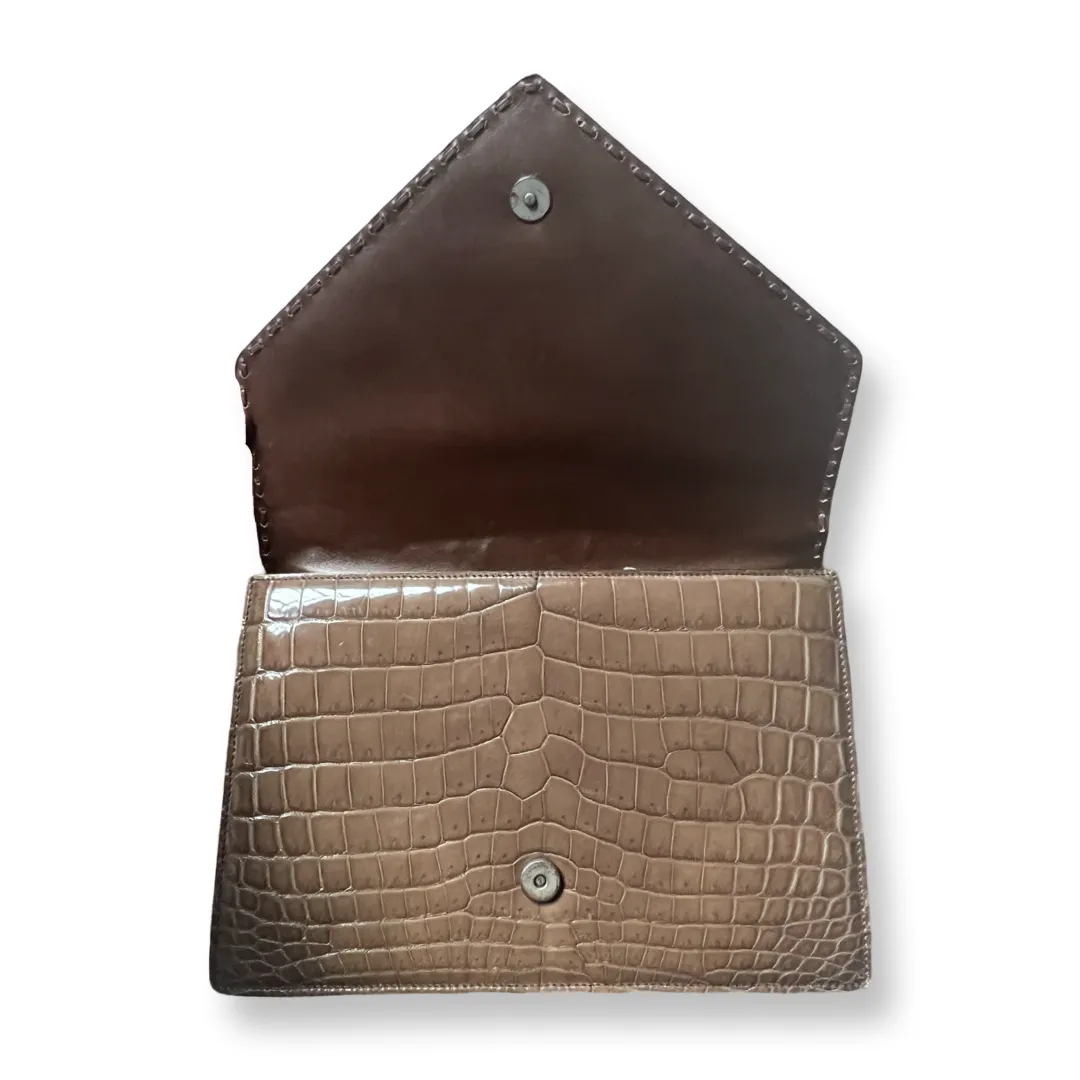 Bottega Veneta Croc Piano Bag