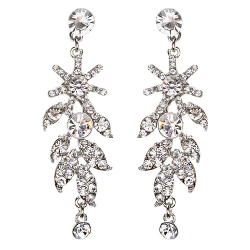 Bridal Wedding Jewelry Crystal Rhinestone Enthrallingly Beautiful Necklace J520C