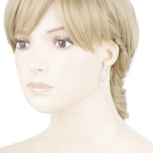 Bridal Wedding Prom Jewelry Classic Sparkling Crystal Rhinestone Earrings E1193