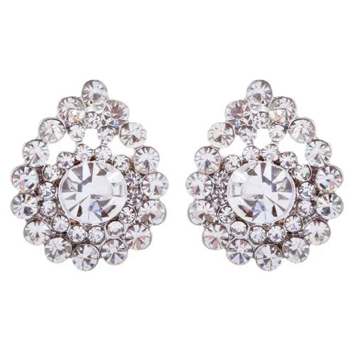 Bridal Wedding Prom Jewelry Simple Teardrop Charm Fashion Earrings E435