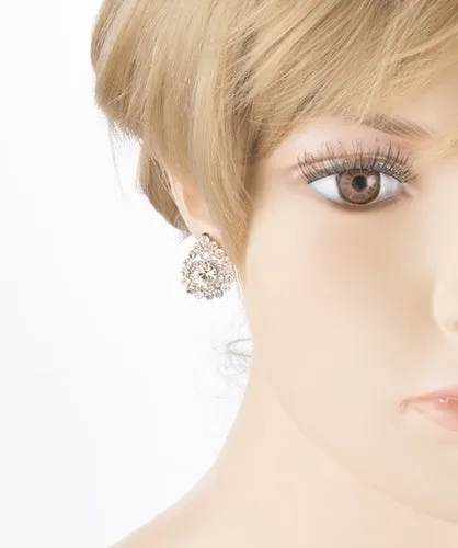 Bridal Wedding Prom Jewelry Simple Teardrop Charm Fashion Earrings E435