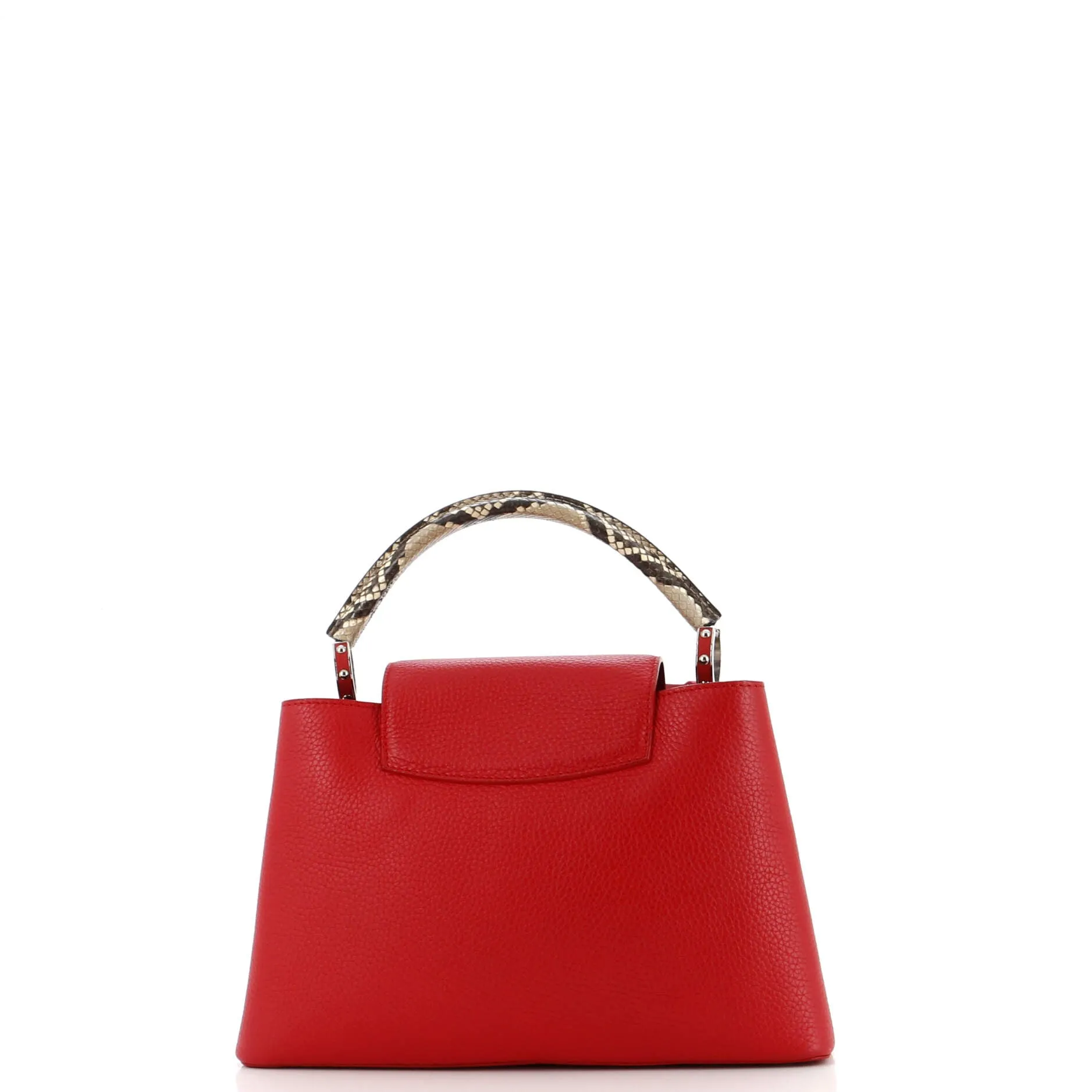 Capucines Bag Leather with Python PM