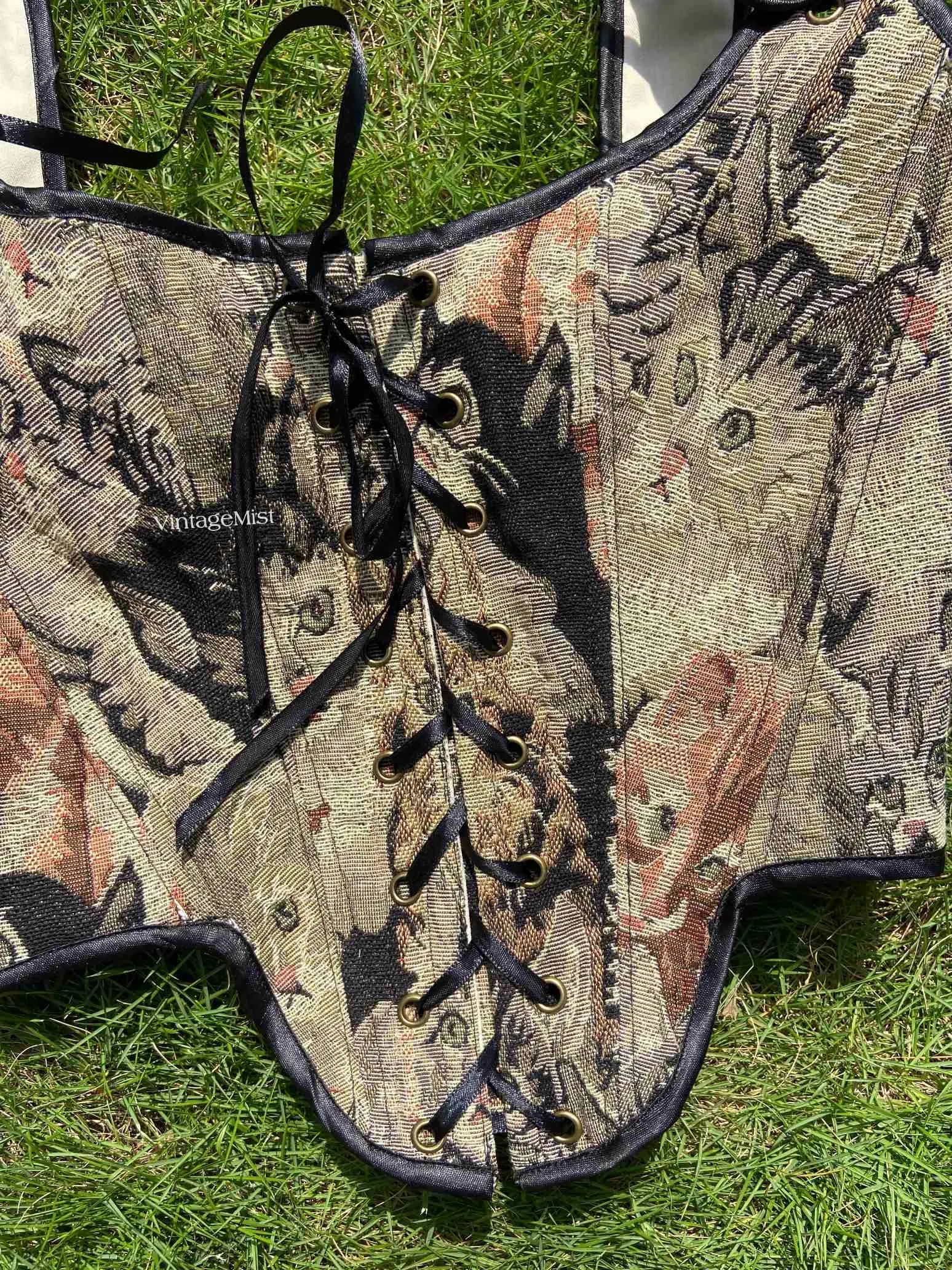Cat Lover Corset Top