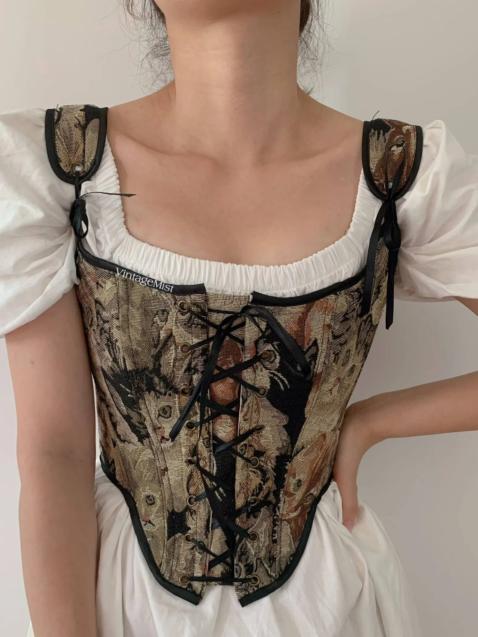 Cat Lover Corset Top