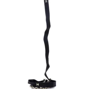CC Bow Chain Belt Metal and Grosgrain 150
