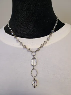 Clear Chandelier Necklace