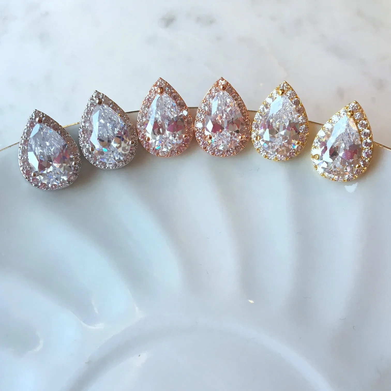 FLASH SALE - Crystal Stud Earrings