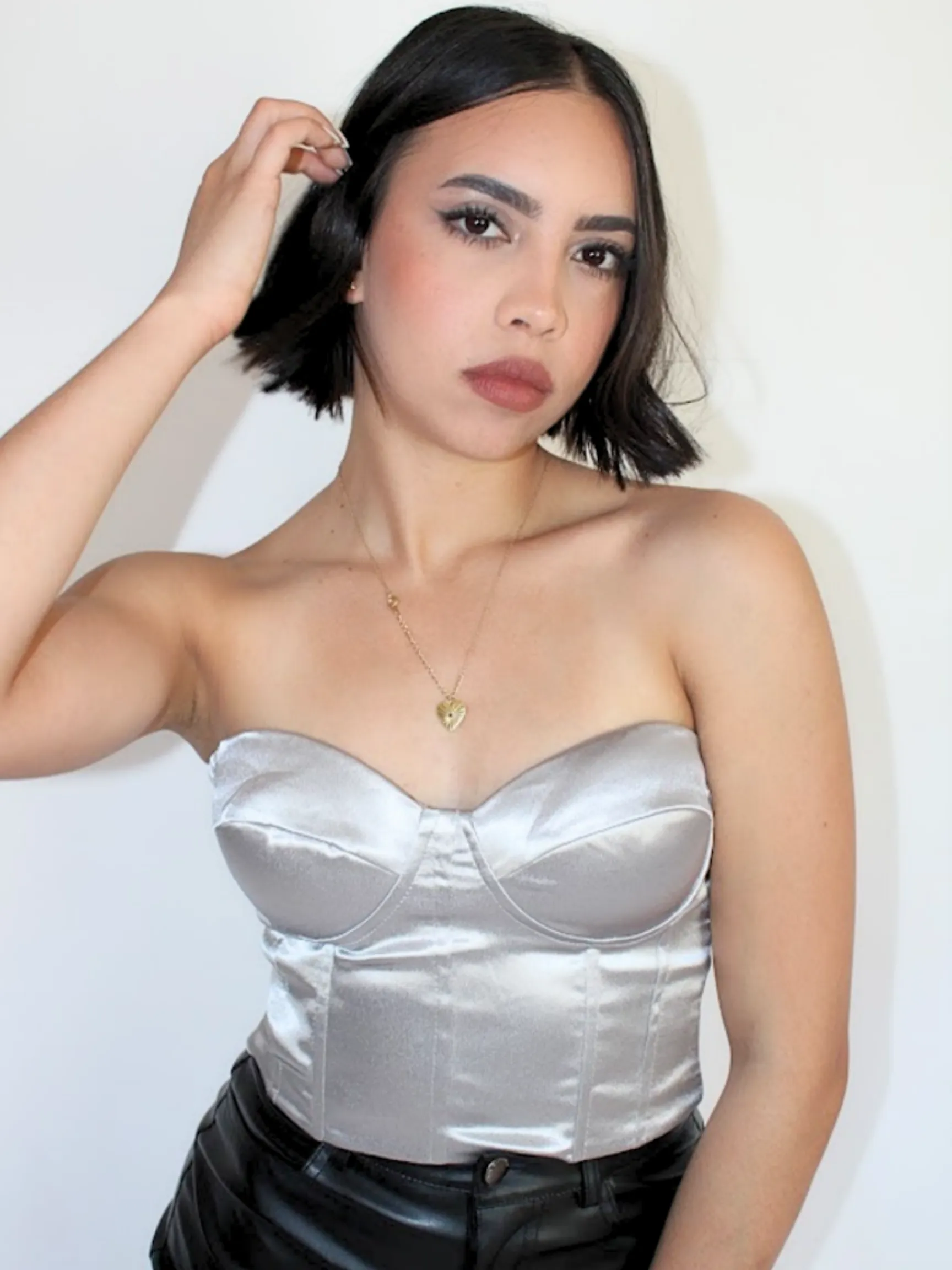 Luster in Time Metallic Corset