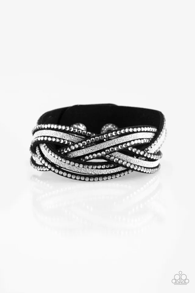 Paparazzi Bracelet ~ Girls Do It Better - Silver