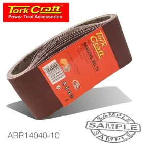 SANDING BELT 100 X 530MM 40 GRIT 10/PACK