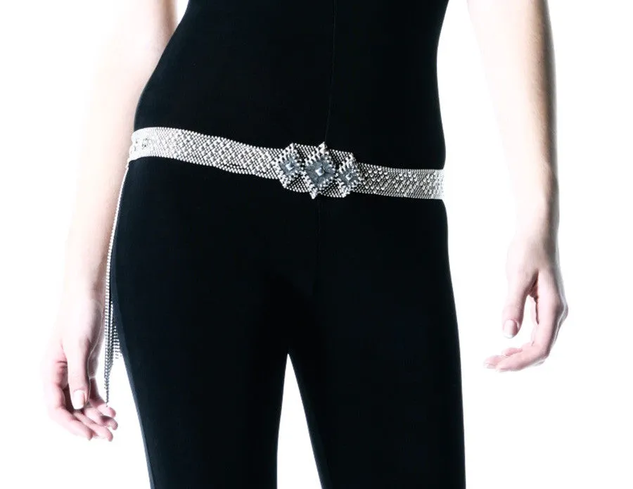 SG Liquid Metal XBelt 2 – Nickel Chrome Finish Belt by Sergio Gutierrez