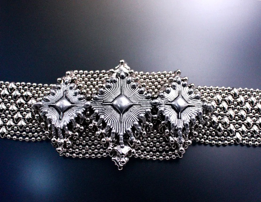 SG Liquid Metal XBelt 2 – Nickel Chrome Finish Belt by Sergio Gutierrez