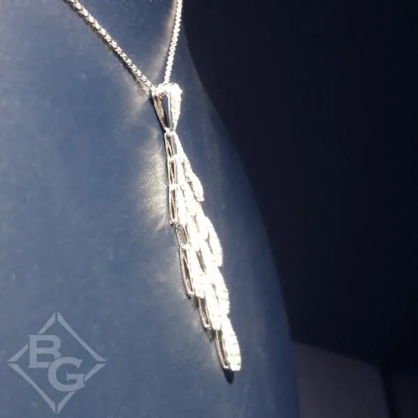 Simon G. Pave Diamond Teardrop "Chandelier" Drop Pendant