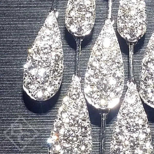 Simon G. Pave Diamond Teardrop "Chandelier" Drop Pendant
