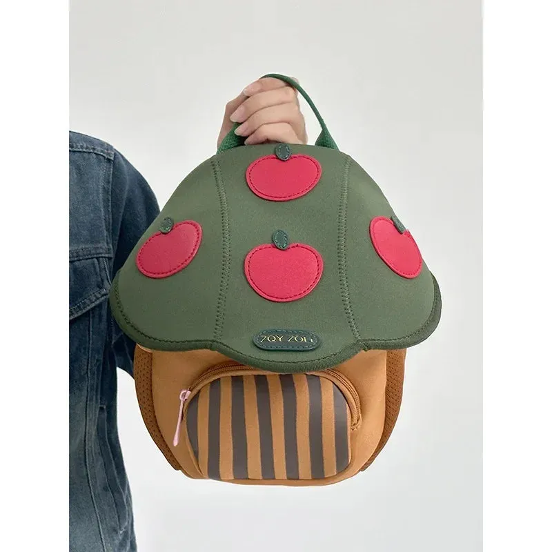 Uakiss Cute Small Backpacks for Women Mushroom New Fashion Casual Backpacks Advanced Designer Harajuku Exquisite Kawaii Female Bag