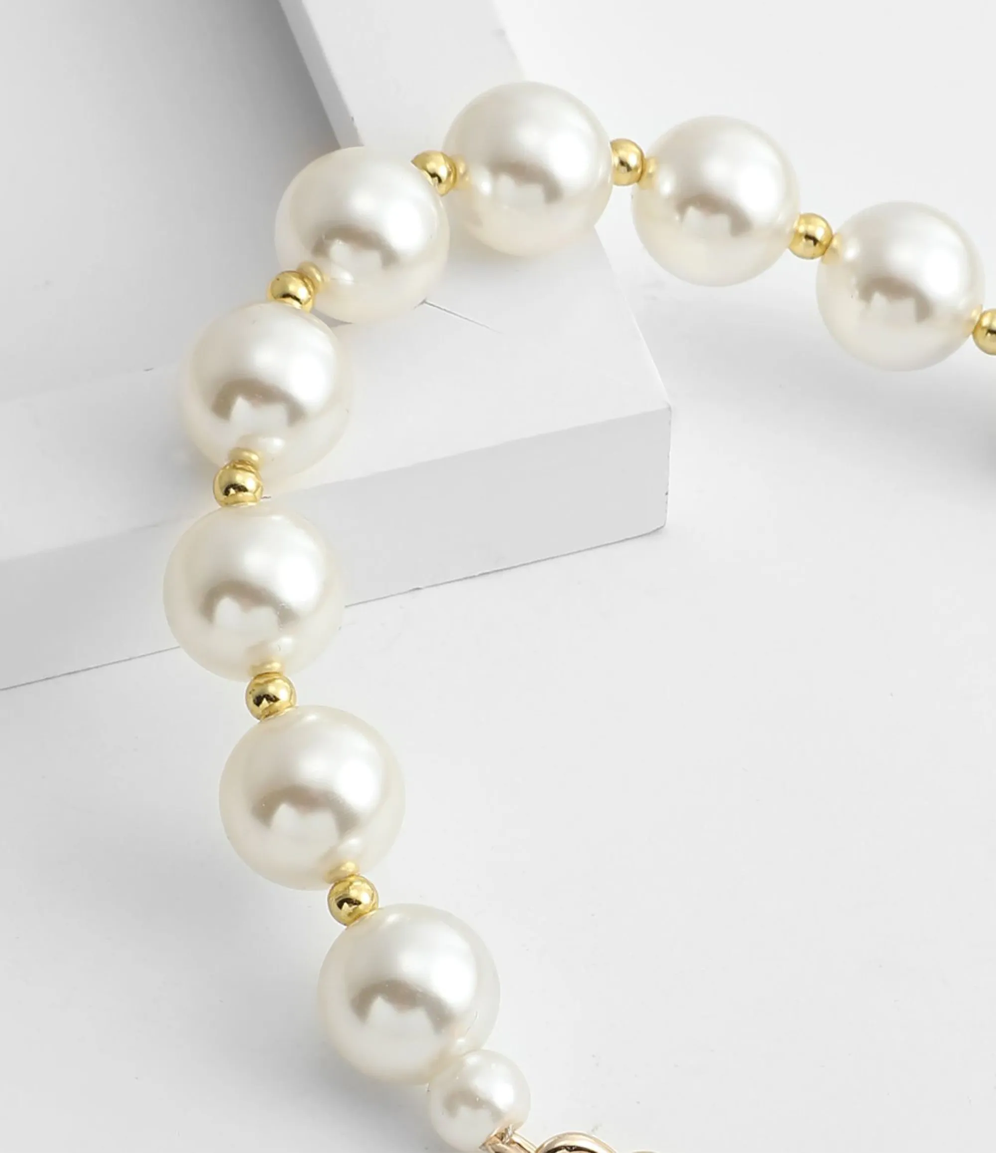 Versatile pearl metal chain handle, bag chain strap, replacement handle chain accessory for shoulder straps