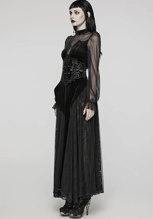 Victoria Corset [Black] | WAIST BELT*