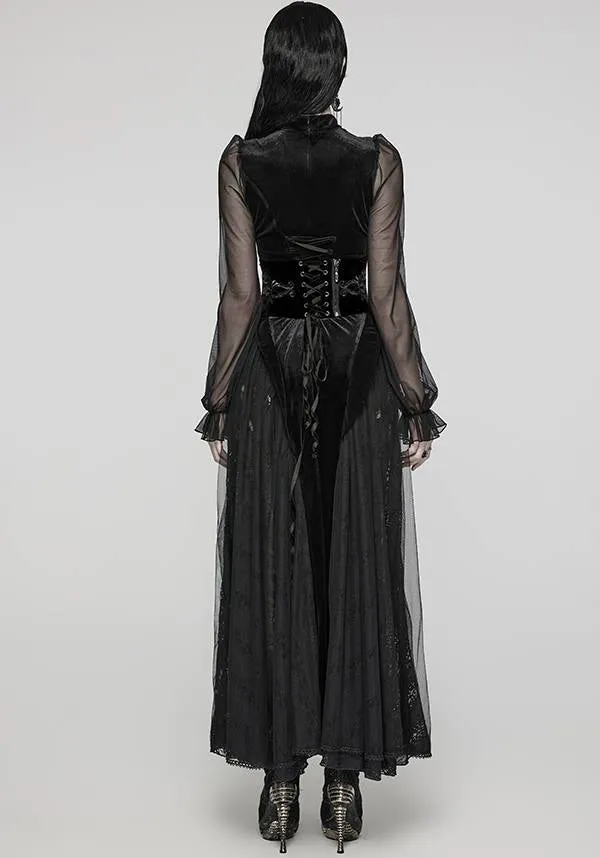 Victoria Corset [Black] | WAIST BELT*