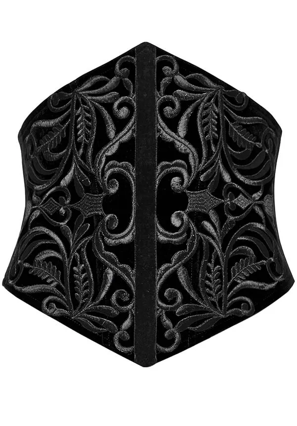 Victoria Corset [Black] | WAIST BELT*