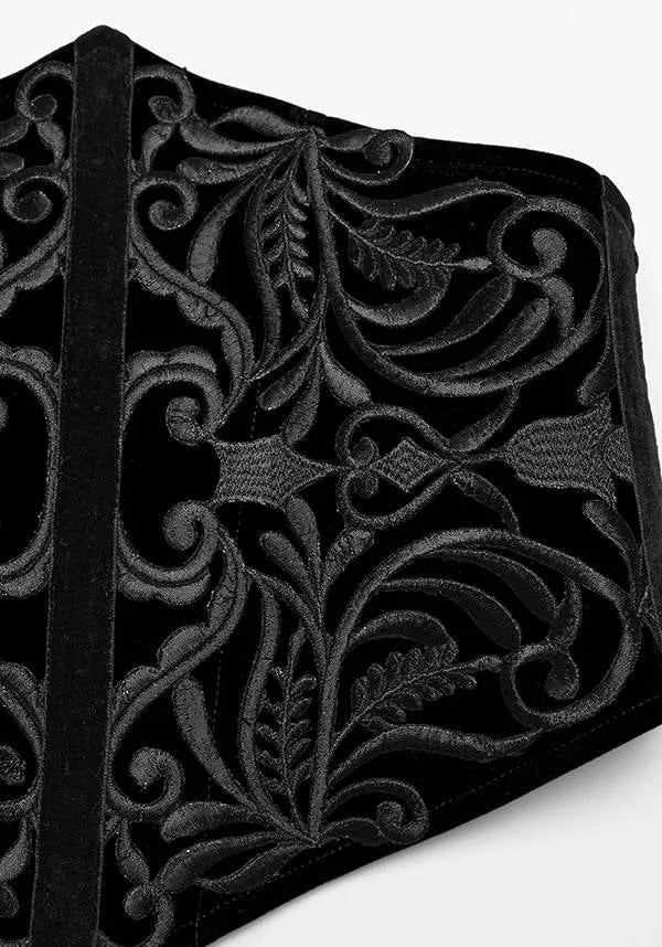 Victoria Corset [Black] | WAIST BELT*