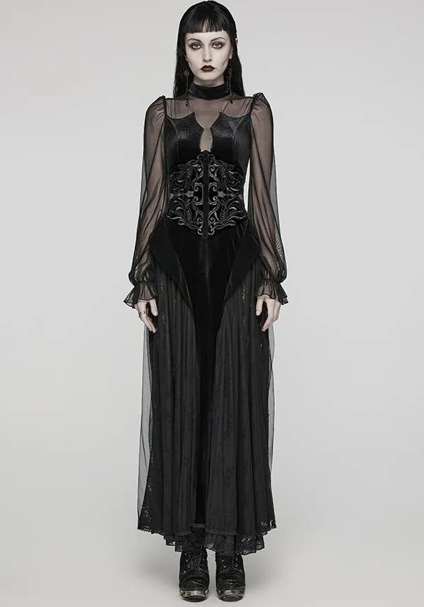Victoria Corset [Black] | WAIST BELT*