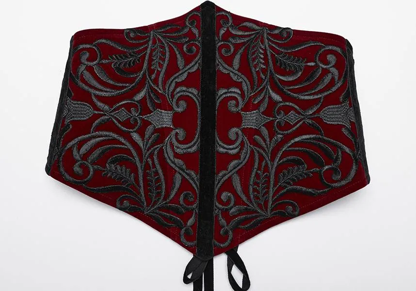 Victoria Corset [Red/Black] | WAIST BELT*
